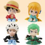 One Piece chibi Q-Version Figures - Luffy, Zoro & Nami Collectibles - Image 8