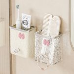 Wall-Mounted Bathroom Organizer - Comb, Toothpaste & Razor Storage - Image 9