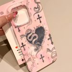 Gothic Cross & Snake iPhone Case – Dark Aesthetic, Matte Finish - Image 2