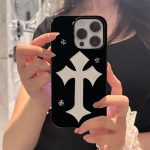 Dark Gothic Cross iPhone Case –  Soft Design