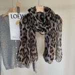 Vintage Leopard Print Scarf – Elegant & Versatile Neck Wrap - Image 6