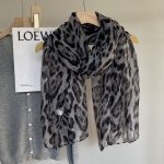Vintage Leopard Print Scarf – Elegant & Versatile Neck Wrap - Image 5