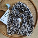 Vintage Leopard Print Scarf – Elegant & Versatile Neck Wrap - Image 7