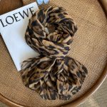 Vintage Leopard Print Scarf – Elegant & Versatile Neck Wrap - Image 8
