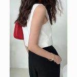 NEVA HU Waistcoat– Stylish Loose-Fit Sleeveless Layer Blazer Vest - Image 4