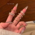 Elegant Pearl & Bow Open Rings – Adjustable Light Luxury Statement Rings for Women - Image 11
