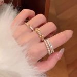 Elegant Pearl & Bow Open Rings – Adjustable Light Luxury Statement Rings for Women - Image 5