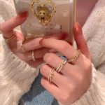 Elegant Pearl & Bow Open Rings – Adjustable Light Luxury Statement Rings for Women - Image 3