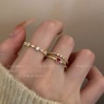 Delicate Zircon Heart Ring – Adjustable Sweetheart Statement Ring for Women - Image 7