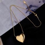 Double-Sided Heart Titanium Steel Necklace – Light Luxury Clavicle Chain - Image 6