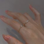 Exquisite Zircon Heart Ring Set – Light Luxury Couple Rings for Women - Image 9