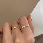 Exquisite Zircon Heart Ring Set – Light Luxury Couple Rings for Women - Image 5