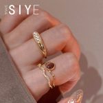 French Retro Cat’s Eye Double-Layer Ring – INS Style Adjustable Luxury Ring for Women - Image 4
