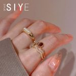 French Retro Cat’s Eye Double-Layer Ring – INS Style Adjustable Luxury Ring for Women - Image 3