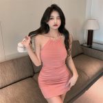 Summer Ruched Backless Halter Mini Dress – Sexy Bodycon Club Dress for Women - Image 4