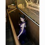 Elegant Purple Backless Halter Evening Dress – Long Tie-Back Gown for Birthdays & Engagement Parties - Image 5
