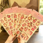 Strawberry Bear 3D Puffy Stickers – Cute Cartoon DIY Bubble Stickers for Kids - Image 4