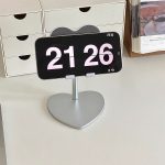 Cute Heart-Shaped Adjustable Phone & Tablet Stand – Universal Foldable Desk Holder - Image 6