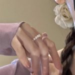 French Vintage Pearl Ring Set – Baroque Elastic Band, Adjustable Open Ring, Elegant Minimalist Design - Image 6