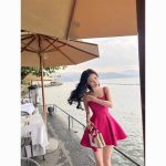 Square Neck Sleeveless Dress – Elegant Short Dress with Bow Detail and Slim Fit - Image 8