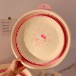 Hello Kitty Foldable Wash Basin – Portable & Thickened Sanrio Face Washing Bowl for Home or Dorm - Image 5