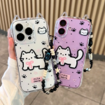 Pixel Cat Ears Phone Case – Cute Cartoon Protective Cover - Image 2