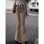 American Vintage High Waist Flared Jeans – Slim Fit Wide Leg Pants for Women - Image 5