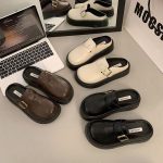 Birkenstock Style Platform Mules – Retro Slip-On Closed Toe Casual Shoes for Women - Image 3