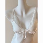 French Lace Silk Nightdress – Sexy Loungewear with Padded Bra - Image 2