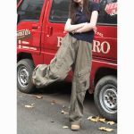 High Street Wide-Leg Cargo Jeans – Vintage Loose Fit Pants for Women - Image 4