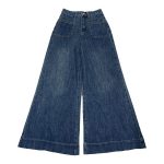 White High-Waist Wide-Leg Jeans – Loose Straight Stretch Denim Pants for Women - Image 11