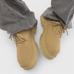 Men’s Suede Derby Work Shoes – Low-Top Retro Thick Sole Breathable Boots - Image 9