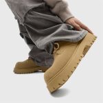 Men’s Suede Derby Work Shoes – Low-Top Retro Thick Sole Breathable Boots - Image 8