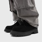 Men’s Suede Derby Work Shoes – Low-Top Retro Thick Sole Breathable Boots - Image 19
