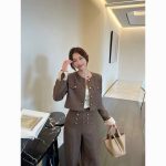 French Style Two-Piece Set for Women – Elegant Slim Fit Outfit - Image 2
