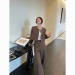 French Style Two-Piece Set for Women – Elegant Slim Fit Outfit - Image 3