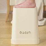 Modern Luxe Aesthetic Trash Can – Large Capacity Home Bin - Image 4