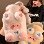 Plush Refillable Hot Water Bottle for Comfort and Relief - Image 3