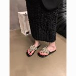 Pearl Boho Roman Flip-Flop Sandals for Women - Image 5