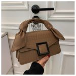 Stone Texture Top-Handle Crossbody Bag for Women - Image 4