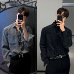 Men’s Corduroy Long Sleeve Oversized Casual Shirt Jacket - Image 3