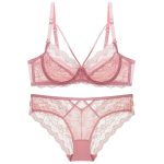 Sheer Lace Transparent Bra and Panty Set