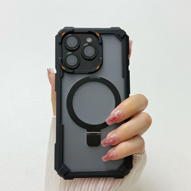 13414055117879526 Military Grade Shockproof Phone Case with Stand for iPhone - Image 1