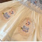 Sweet Puff Sleeve Peter Pan Collar Dress - Image 8