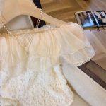 Sweet & Spicy French Off-Shoulder Lace Ruffle Top - Image 7