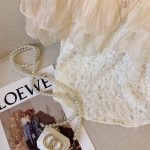Sweet & Spicy French Off-Shoulder Lace Ruffle Top - Image 5