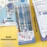 Automatic pencil box with peach dinosaur cartoon high-value movable pencils cute creative press pen - Image 16