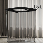 INS Style High-Quality Large Capacity Trash Can - Stylish Household, Bathroom, Kitchen, Toilet, Dormitory Use Dustbin - Image 2