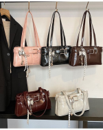 Vintage Luxury Large Capacity Underarm Bag - Image 5