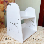 Hello Kitty Desk Organizer Shelf – Cute INS Style Storage Box for Kids Room - Image 5